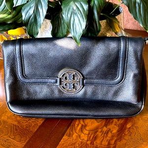 Tory Burch black leather handbag